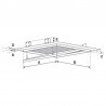 Botole d'ispezione acustiche FF Systems F2 AKL per soffitti/pareti in cartongesso, 12,5mm(2pz) FF Systems - 6