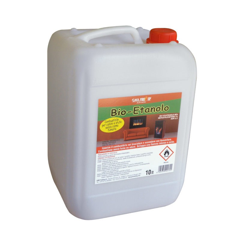 Bio-Etanolo Gmr Fire Up (Tanica da 10 Lt)