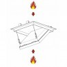 Botole d'ispezione acustiche antincendio FF Systems BDA per pareti/soffitti, 25mm(2pz) FF Systems - 4