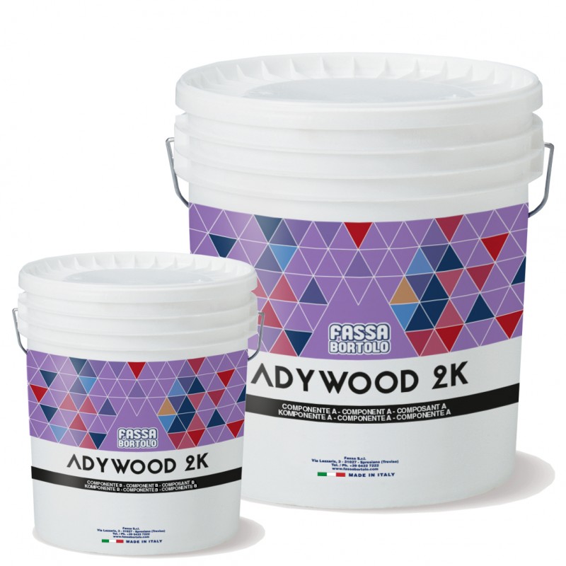 Adesivo bicomponente Fassa Adywood 2K (Comp. A 9 Kg + Comp. B 1 Kg)