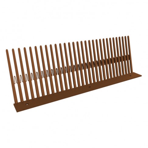 Pettine antiuccelli Riwega in polipropilene rosso 1000x60mm (300pz)