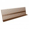 Pettine antiuccelli Riwega in polipropilene rosso 1000x60mm (300pz)
