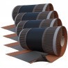 Sottocolmo ventilato Riwega Uni Air Roll marrone in PP stabilizzato e alluminio, 5metri