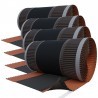 Sottocolmo ventilato Riwega Basic Roll rosso marrone in PP multistrato e alluminio, 5metri