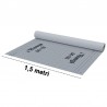 Membrana da tetto impermeabile traspirante Riwega DO 155 TOP SK in PP con doppia banda adesiva (rotolo 1,5x50 metri) Riwega - 1