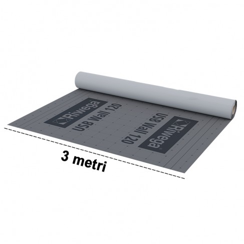 Membrana da parete impermeabile traspirante Riwega USB Wall 120 in PP (rotolo 3x50 metri) Riwega - 1