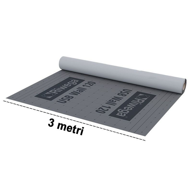 Membrana da parete impermeabile traspirante Riwega USB Wall 120 in PP (rotolo 3x50 metri) Riwega - 1