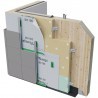 Membrana traspirante da parete Riwega USB DO 100 a grammatura ultra leggera (rotolo 3x50 metri) Riwega - 2