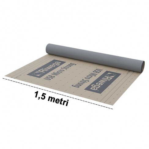 Telo barriera contro il vapore per tetti Riwega USB Micro Strong (rotolo 1,5x50 metri) Riwega - 1