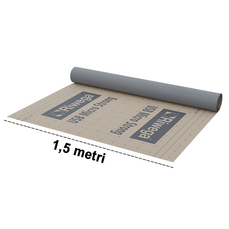 Telo barriera contro il vapore per tetti Riwega USB Micro Strong (rotolo 1,5x50 metri) Riwega - 1