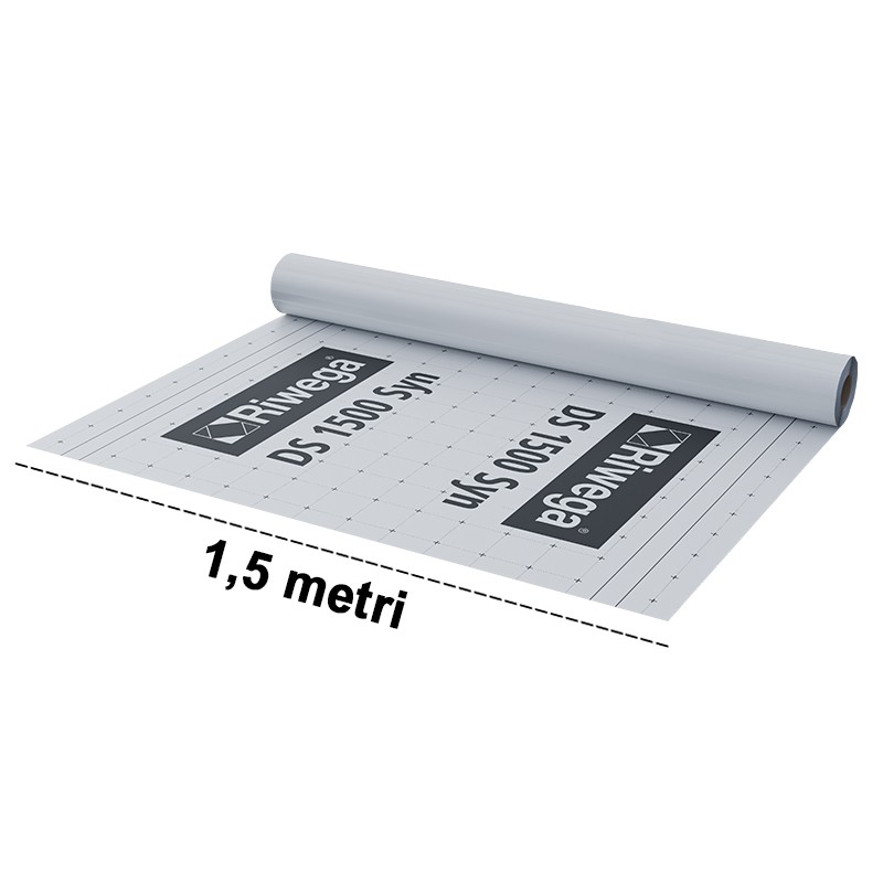 Barriera al vapore per pareti e soffitti interni Riwega DS 1500 SYN leggera e maneggevole (rotolo 1,5x50 metri) Riwega - 1