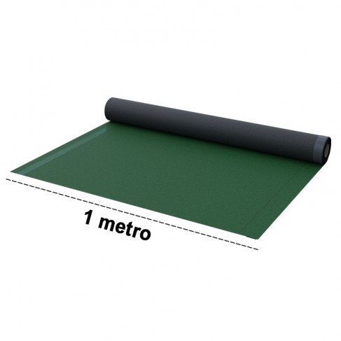 Barriera al vapore per tetti Riwega DS 48 2200 TOP SK PP-S a base bituminosa con doppia banda adesiva (rotolo 1x10 metri) Riwega