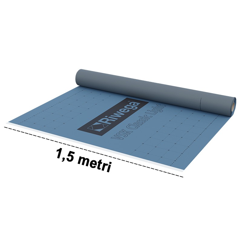 Membrana traspirante autoadesiva Riwega VSK Classic Light per connessioni legno-calcestruzzo (rotolo 1,5x30 metri) Riwega - 1