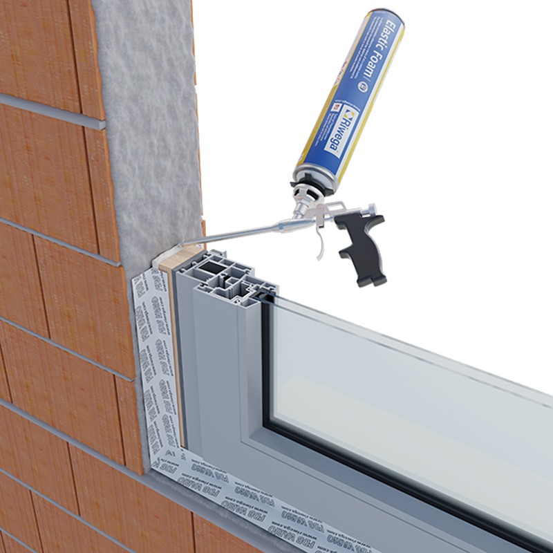Schiuma poliuretanica Riwega Elastic Foam per isolamento termo-acustico serramenti (12pz) Riwega - 2