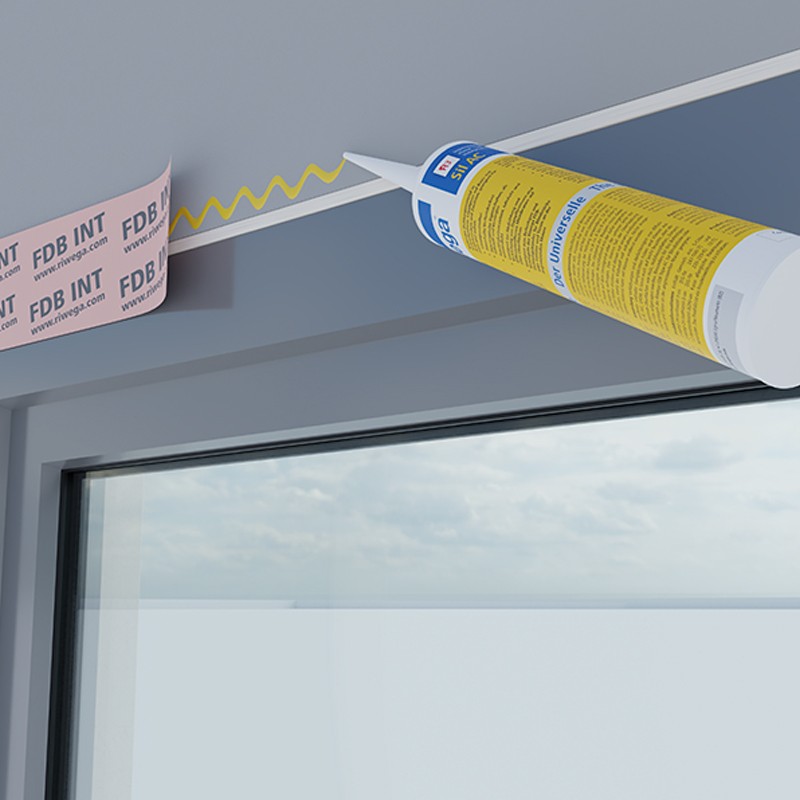 Collanti universali Riwega Sil AC alta tenuta per schermi e membrane traspiranti in cartucce da 310ml (20pz) Riwega - 2