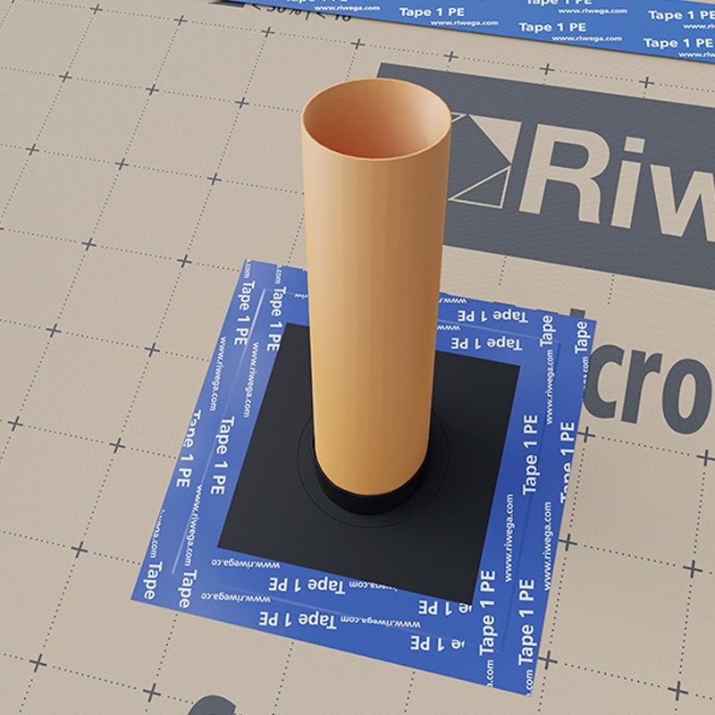 Collarino di tenuta Riwega AIR Stop Universal 195x195mm per sigillare cavi e tubazioni 2/55mm Riwega - 2
