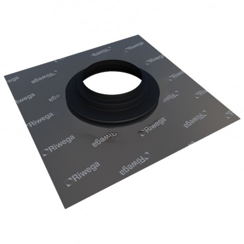 Collarini di tenuta Riwega AIR Stop EPDM FRGD100 350x350mm per tubi di sfiato bagni, cappa e gas 100-125mm(2pz) Riwega - 1