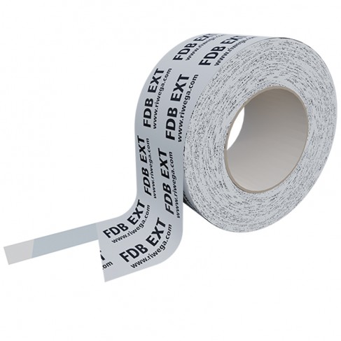 Nastri adesivi traspiranti FDB EXT AC+AC Riwega per serramenti esterni doppia banda acrilica (75mmx30m) (5pz) Riwega - 1
