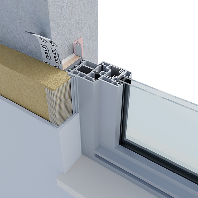Nastri adesivi traspiranti FDB EXT AC+BU Riwega per serramenti esterni banda acrilica/butilica (150mmx25m) (2pz) Riwega - 2