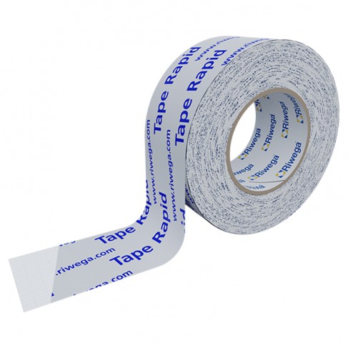 Bande adesive acriliche Riwega Tape Rapid dall'elevata velocità di posa (rotolo 60mm x 50m) (10pz) Riwega - 1