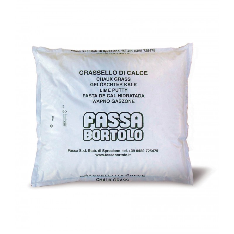 Pasta di calce idrata Fassa Bortolo Grassello di calce (Pedana da 54 sacchi da 20 Kg o Pedana da 30 sacchi da 33 Kg)