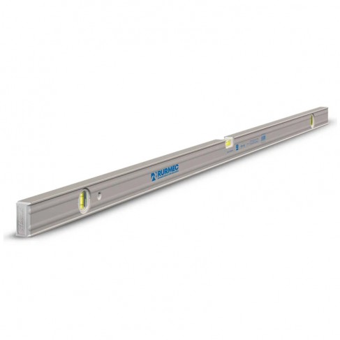 Livella a bolla Rurmec LR 800-2 a 3 fiale con profilo rettangolare con nervature, 150-200cm Rurmec - 1