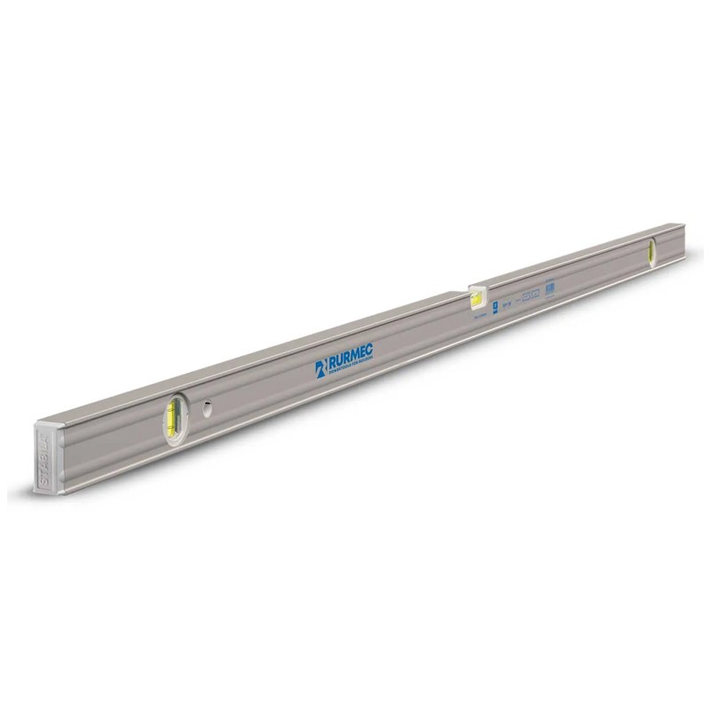 Livella a bolla Rurmec LR 800-2 a 3 fiale con profilo rettangolare con nervature, 150-200cm Rurmec - 1