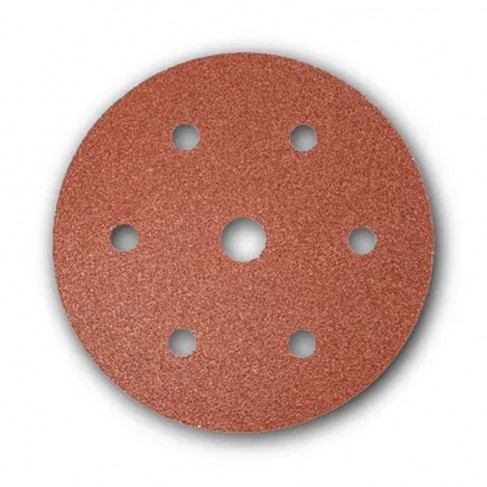 Disco abrasivo forato in carta Rurmec DC 150-225 per carteggiatura Ø225 mm grana 150 (100pz) Rurmec - 1