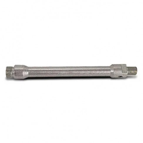 Prolunga in acciaio per carotatrici Rurmec M16-1/2" Gas con incavo per punta di centraggio, 380mm Rurmec - 1