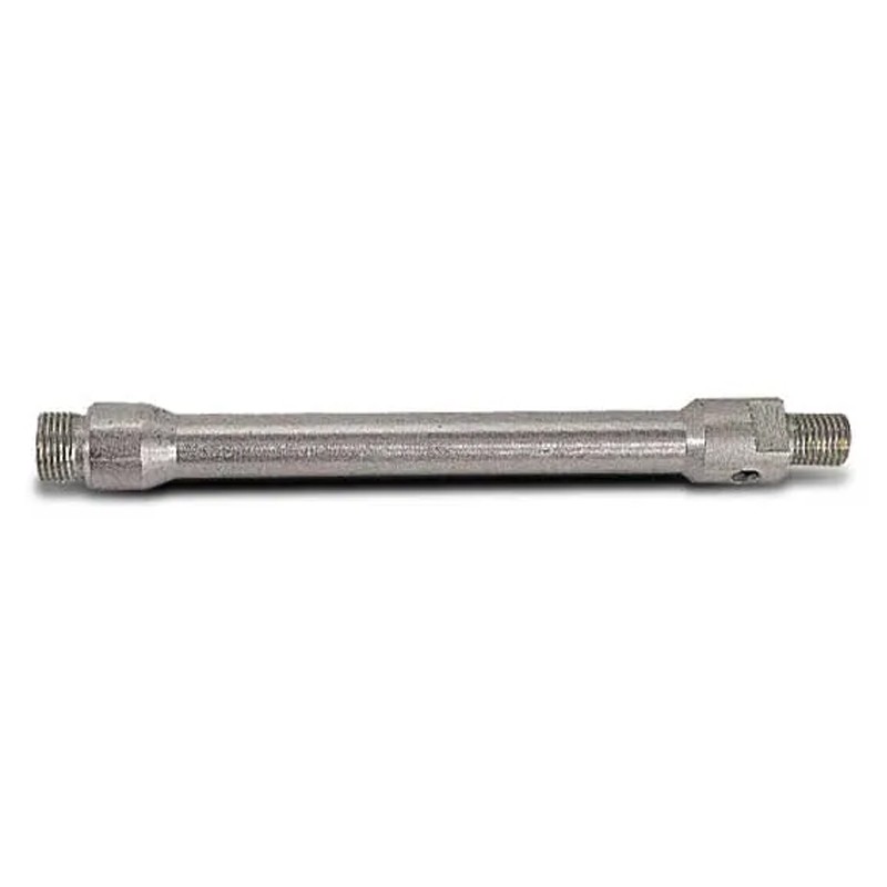 Prolunga in acciaio per carotatrici Rurmec M16-1/2" Gas con incavo per punta di centraggio, 380mm Rurmec - 1